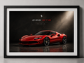 Ferrari 296 GTB Premium Automotive Wall Art Print