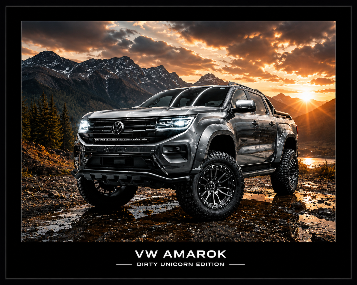 Volkswagon Amarok Dirty Unicorn Edition Print