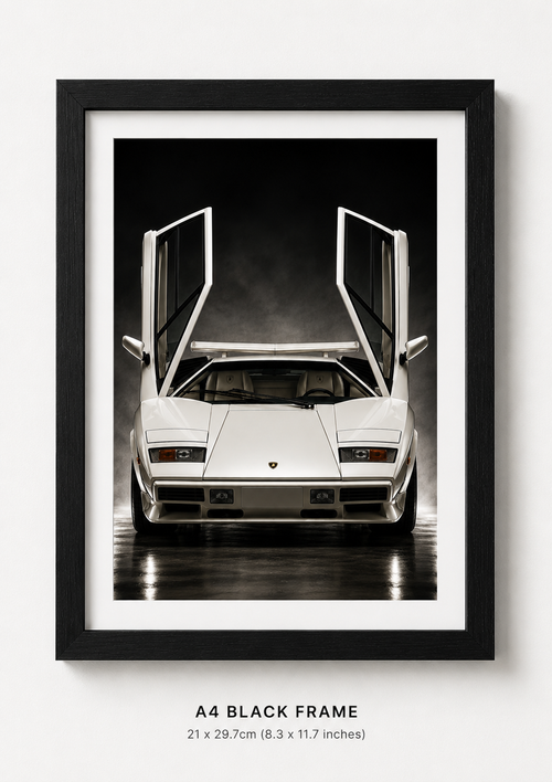 Lamborghini Countach Wall Art